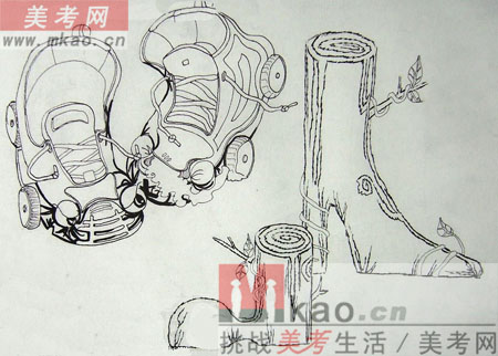 北京服装学院2005年设计高考优秀试卷